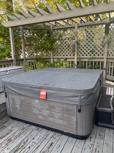 Customer photo review of Custom Spa Cover