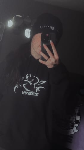 Customer photo review of Vybes Premium Hoodie