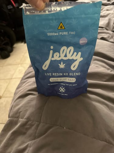 Customer photo review of Jelly KO Live Resin Gummies *Warning: High Potency!*