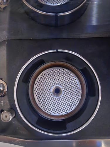 Customer photo review of High Diffusion Espresso Shower Screen - Breville