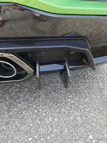 Customer photo review of C8 Corvette Z06 / E-Ray Carbon Fiber Rear Diffuser Fins Add-On – OEM Widebody Diffuser Accent Kit