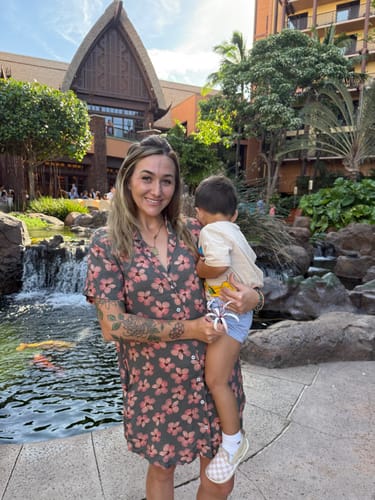 Customer photo review of Aloha Shirt Dress - Hau