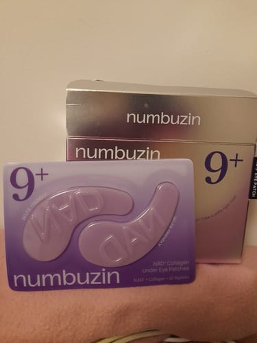 Customer photo review of Numbuzin - Patchs contour des yeux revitalisants NAD+ et collagène N°9 - 5 paires