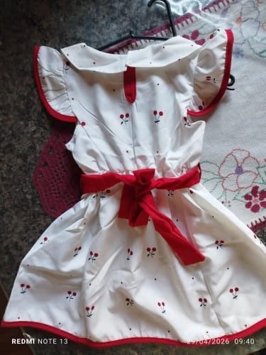 Customer photo review of 2025 Summer New Girls Infant Floral Print Dress Breathable Baby Princess Dress 0-3 Years Cool Short Sleeve Outfit