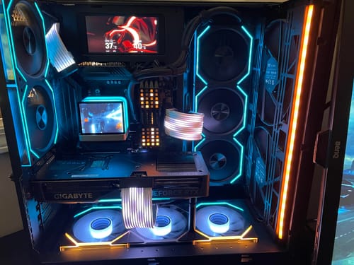 Customer photo review of Nollie FAN GC120 ARGB Cooling Fan Modular Stackable Splicing PWM Silent 120mm RGB Fans 26LED
