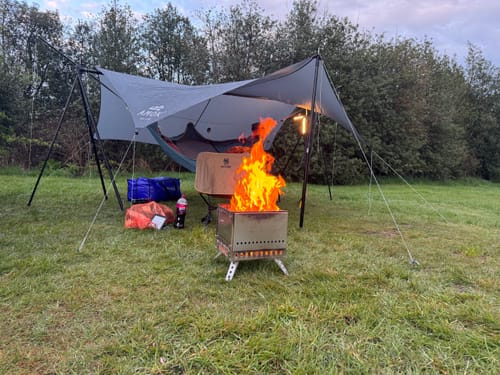 Customer photo review of Turtlebug Camper Hammock Stand