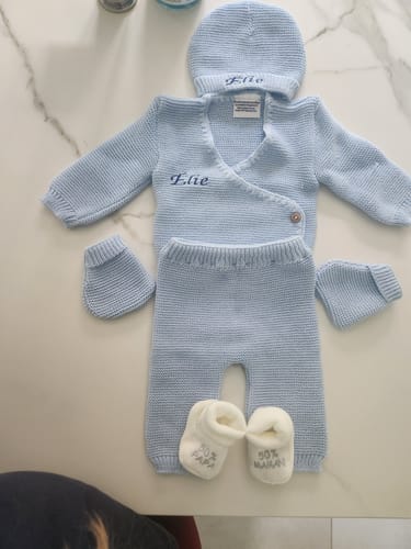 Customer photo review of Chaussons de naissance