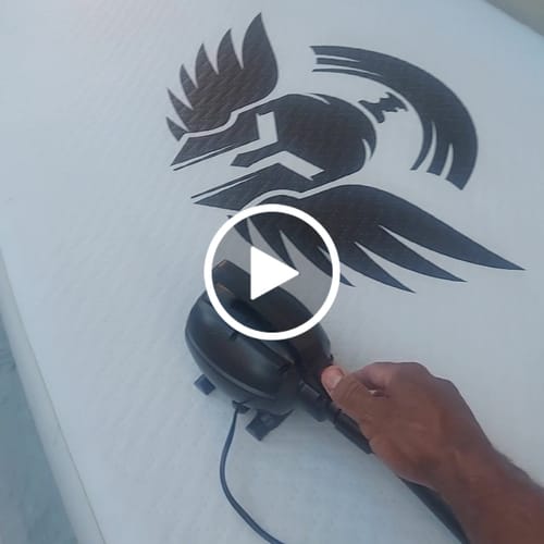 Customer video review of Titan High Speed Inflator & Deflator | Dropstitch Tank Air Pump