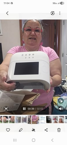 Customer photo review of ONAIL AI Nail Lamp (SUNX PRO)