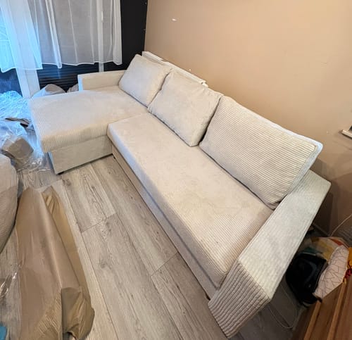 Customer photo review of Narożnik NEO BP sztruks