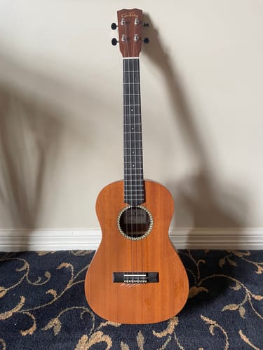 Customer photo review of PHD Baritone GCEA Low G Premium High-Density Ukulele Strings. Made in USA