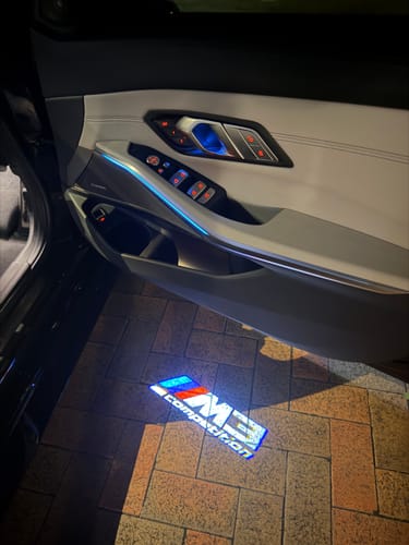 Customer photo review of BMW G SERIES DOOR LIGHTS