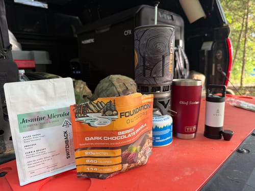 Customer photo review of Berry Dark Chocolate Granola