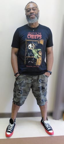 Customer photo review of Night of the Creeps: Classic T-Shirt