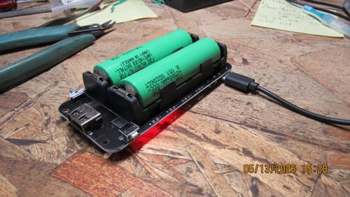 Customer photo review of Samsung 25R 18650 2500mAh 20A Battery