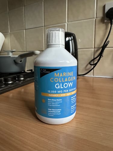 Customer photo review of GLOW Marine Collagen