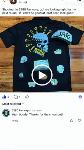 Customer video review of DTF Transfers Upload Your Gang Sheet