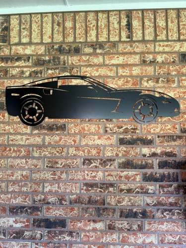 Customer photo review of Corvette - Metal Wall Art