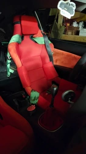 Customer photo review of Racing Bucket Seat Tuning Pad for Side