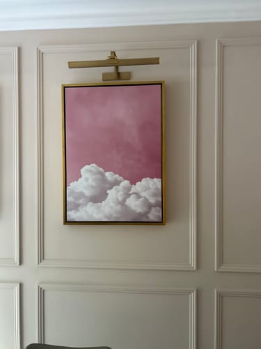 Customer photo review of Bubblegum Cloud Print