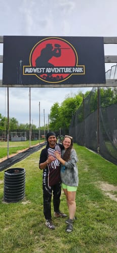 Customer photo review of Tie-Dye Smiley Vybes Crewneck Sweatshirt