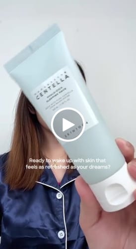 Customer video review of SKIN1004 Sleep Mask 30ml Madagascar Centella Hyalu-Cica Moisturizing