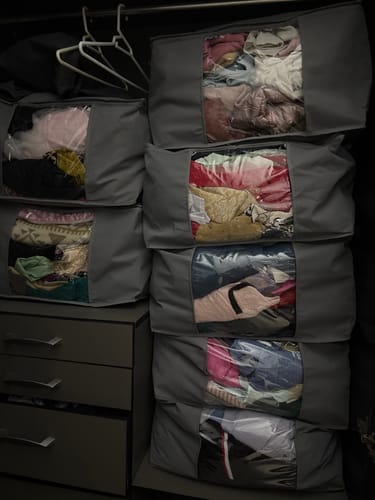 Customer photo review of Qoolish Horizontal Storage Bag (Available in Pack of 3 and Pack of 5)