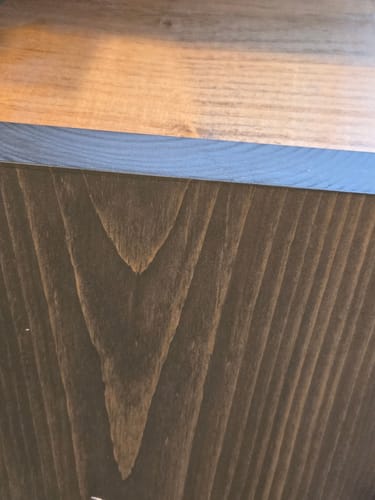 Customer photo review of Rustic Shelves with Brackets