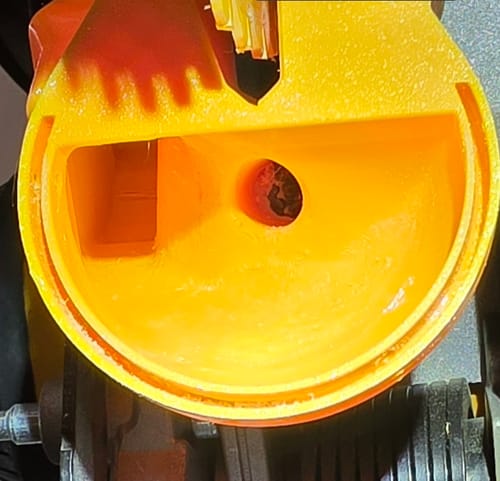 Customer photo review of Dust Collection Chute for DeWalt DWS779/780 Sliding Miter Saw