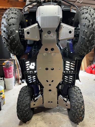 Customer photo review of Full Frame Skid Plate Kit — Suzuki KingQuad 450/500/700/750 (2005+)