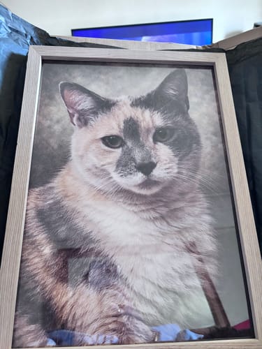 Customer photo review of Classic - Custom Pet Portrait
