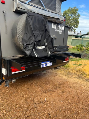 Customer photo review of Caravan Wall Mounted Drying Rack - Foldable Indoor and Outdoor
