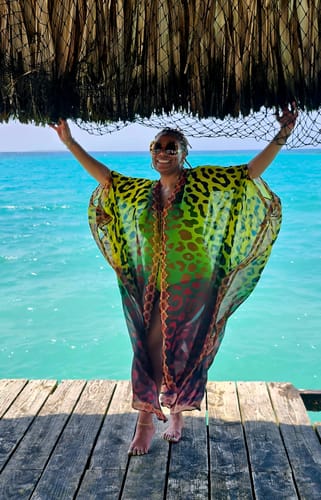 Customer photo review of Nawara Goddess Kaftan