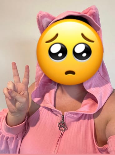 Customer photo review of Pink SHY NEKO BODYSUIT MG15