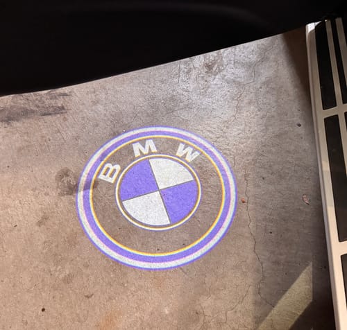 Customer photo review of BMW G SERIES DOOR LIGHTS