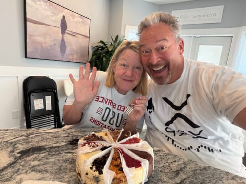 Customer photo review of Ultimate Cheesecake Sampler