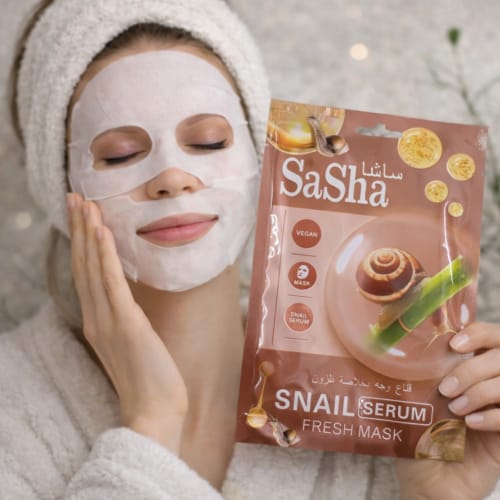 Customer photo review of Sasha Face Mask With Snail Extract