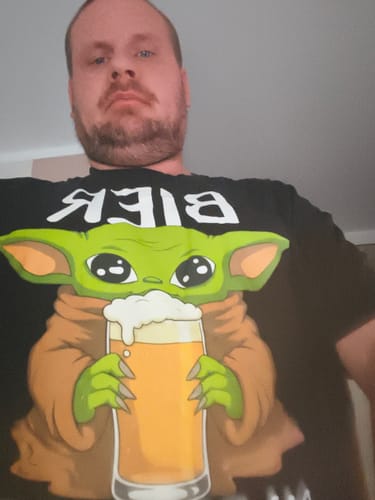 Customer photo review of Bier du brauchst T-Shirt Unisex