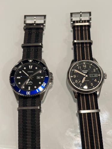Customer photo review of 007 Bond Nylon Strap- Five Eye
