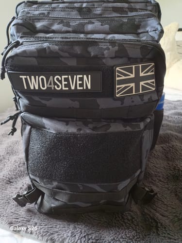 Customer photo review of TWO4SEVEN 45L Backpack - Black Camo