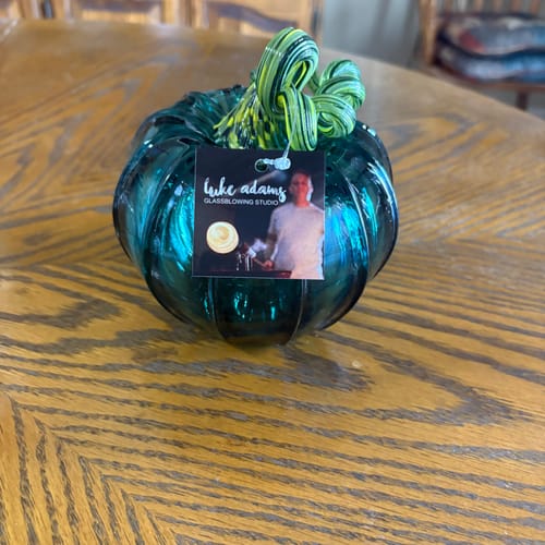 Customer photo review of shh... SECRET $25 VIP Mystery Glass Pumpkin