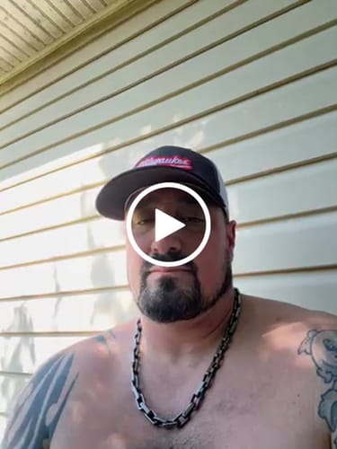 Customer video review of Invictus Unconquered Square Link Necklace: Helps Pair Veterans With A Service Dog Or Shelter Dog