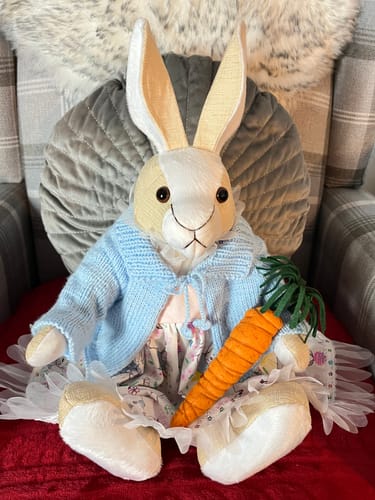 Customer photo review of Memory Bunny PDF Pattern