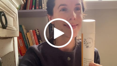 Customer video review of Natural Sunscreen SPF 50