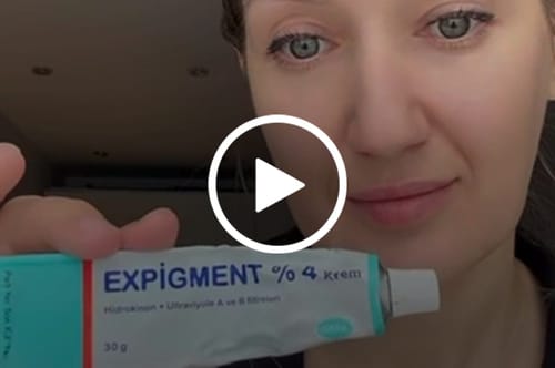Customer video review of EXPIGMENT %4 Cream 30 gr