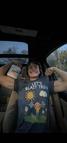 Customer photo review of Let's Blast Tren T-Shirt