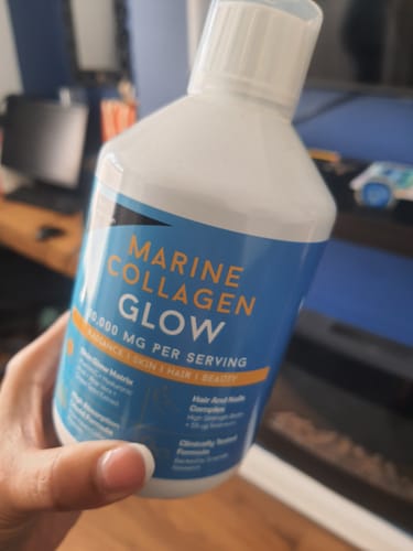 Customer photo review of GLOW Marine Collagen