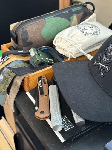 Customer photo review of The W.O.E. X-Pac Strap Pouch
