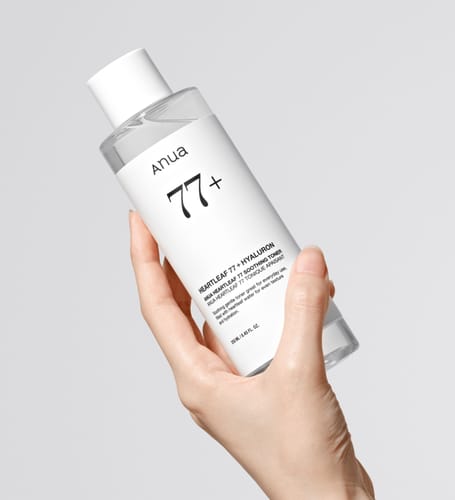 Customer photo review of Anua Heartleaf 77+ Hyaluron Soothing Toner – Calm & Hydrate 250ml