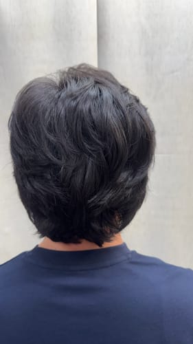 Customer photo review of Down Perm Kit
